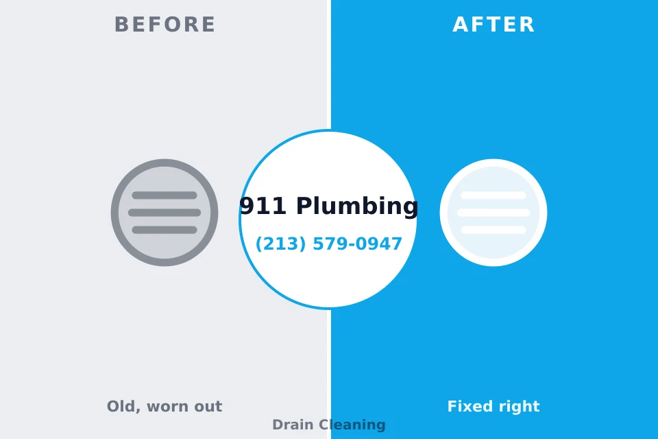 Before and after: plumbing company Glennville, GA